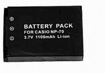 Bach & Boss Kamera Batterie 37869 Lithium-Ionen (Li-Ion) Kompatibel mit Casio für Casio NP-70