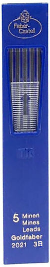 Faber-Castell Μύτες Μολυβιού Πάχους 2mm Τύπου 3B Καφέ
