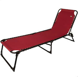 Aktive Foldable Beach Sunbed 190x32x58cm