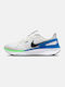 Nike Air Zoom Structure 25 Ανδρικά Αθλητικά Παπούτσια Running Λευκό / Platinum Tint / Star Blue / Μαύρο