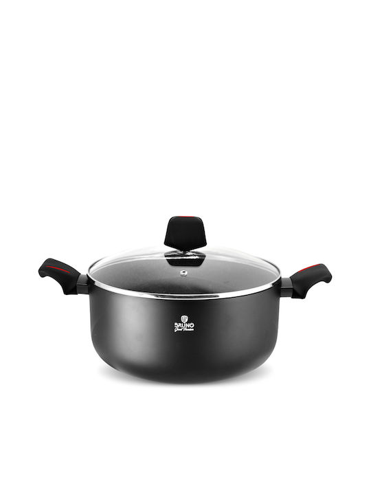 Bruno Granit Premium Tiefer Topf aus Aluminium 24cm