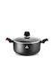Bruno Granit Premium Tiefer Topf aus Aluminium 24cm