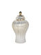 Keskor Decorative Vase Ceramic White 16x30cm 1pcs