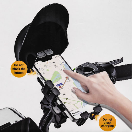 ForHome Car Mobile Mount with Magnet Black