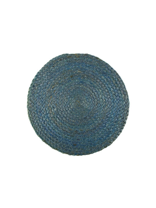 Versa Wicker Placemat Blue 35cm