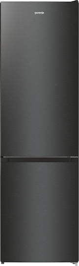 Gorenje Ψυγειοκαταψύκτης 331lt NoFrost Υ200xΠ60xΒ59.2εκ. Μαύρος NRK6202EBXL4