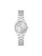 Guess Mini Luna Watch with Silver Metal Bracelet