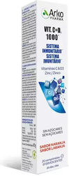 Arkopharma Vitamin C & D3 +Zn Βιταμίνη 1000iu 1000mg Πορτοκάλι 20 αναβράζοντα δισκία