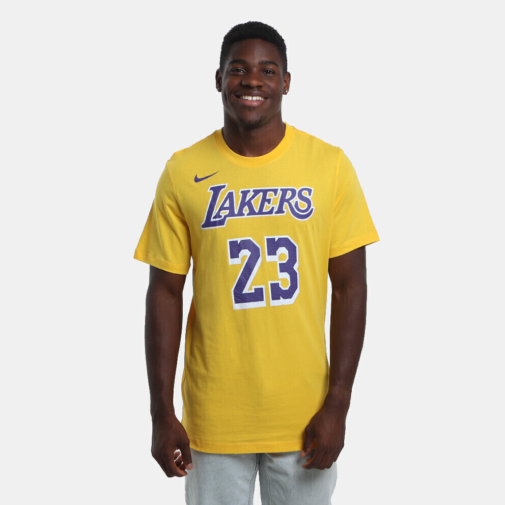 Nike Lakers イエローシャツ サイズ58 Nike Los Angeles Lakers Athletic T-shirt Yellow DR6380-734