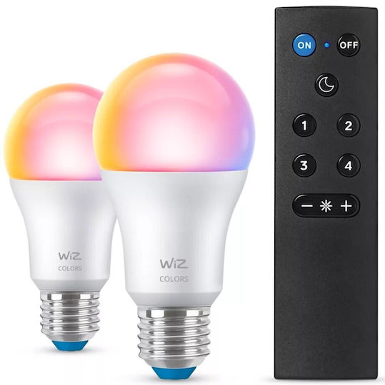 WiZ Smart Bulb LED for Socket E27 and Shape A60 RGB 806lm
