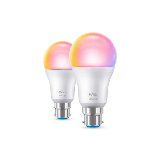 WiZ Смарт крушка LED за фасунга B22 и форма A60 RGB