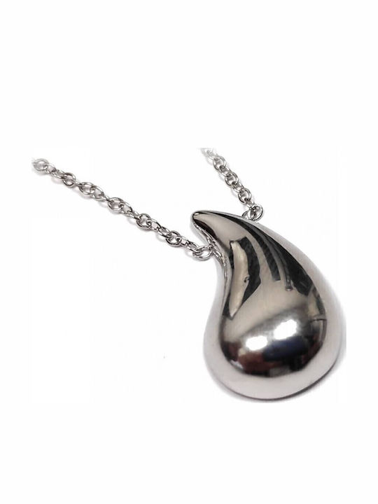 Karma Fashion Charm mit Design Träne aus Stahl
