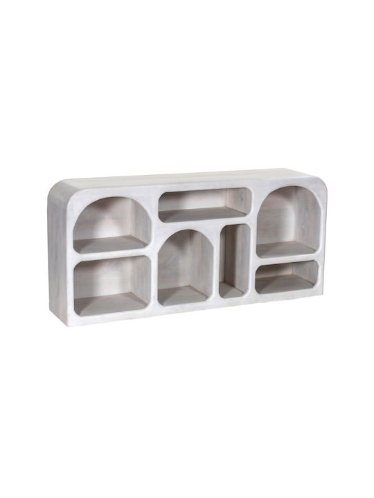 Bufet Handyr din Lemn Masiv Alb 165x35x75cm