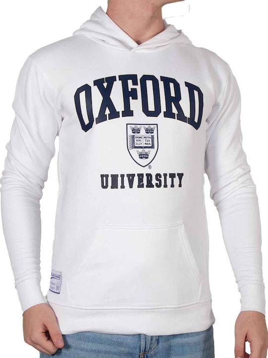 Sweatshirt with Hood White