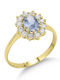 Ortaxidis Inel Solitar din Aur 14K cu Diamant