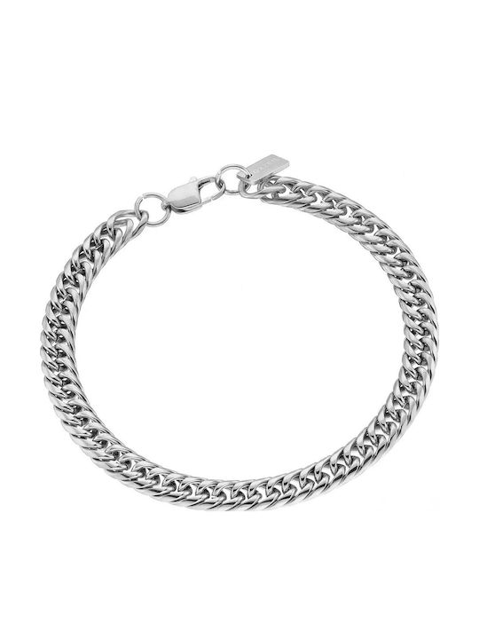 Oxzen Chain Hand made of Stainless Steel Wide Thickness 6mm