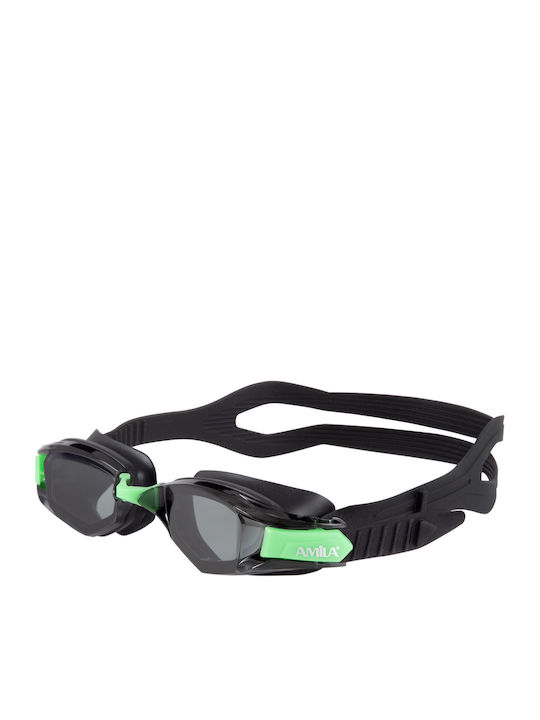 AMILA Swimming Goggles Adults with Anti-fog Len...