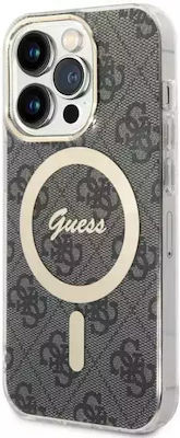 Guess 4G MagSafe Back Cover Plastic Black (iPhone 14 Pro)