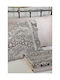 Down Town Home "834 Σετ Μαξιλαροθήκες με Φάσα Bombay Brown 52x72εκ.