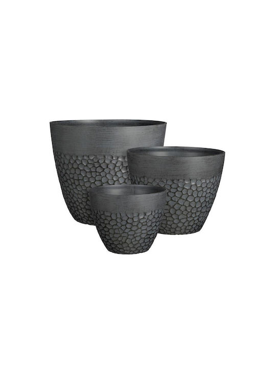 Plastona Flower Pot in Gray Color 02.1157106