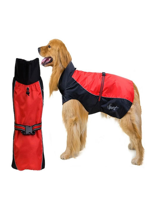 Value Imports Red Waterproof Dog Coat
