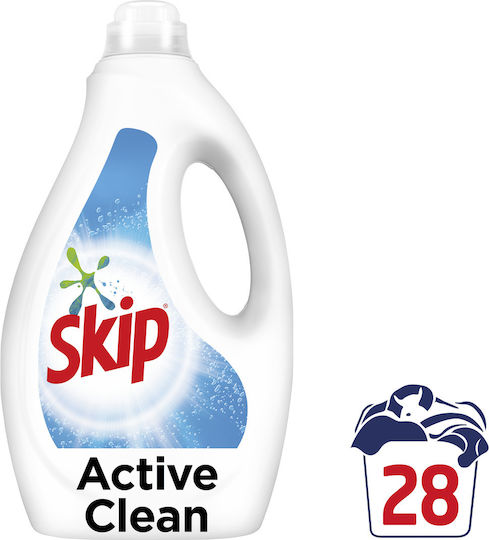 Skip Active Clean Перилен препарат за Вълнен дрехи (28 Мерителни чаши)