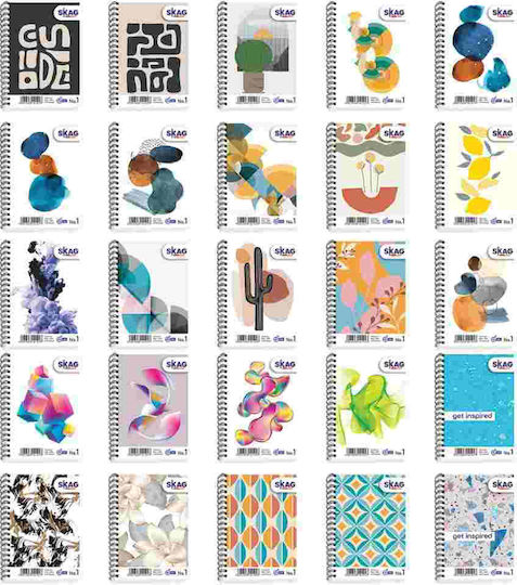 Skag No.2 Bloc Notes Spiral 60 Foi Cu dungi Nr.2