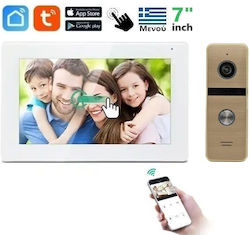 Joytimer Wireless Video Intercom Set Wi-Fi White