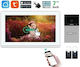 Joytimer Wireless Video Intercom Set Wi-Fi White