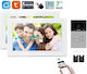 Joytimer Wireless Video Intercom Set Wi-Fi White