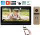 Joytimer Wireless Video Intercom Set Wi-Fi 66833B 64207AG Black