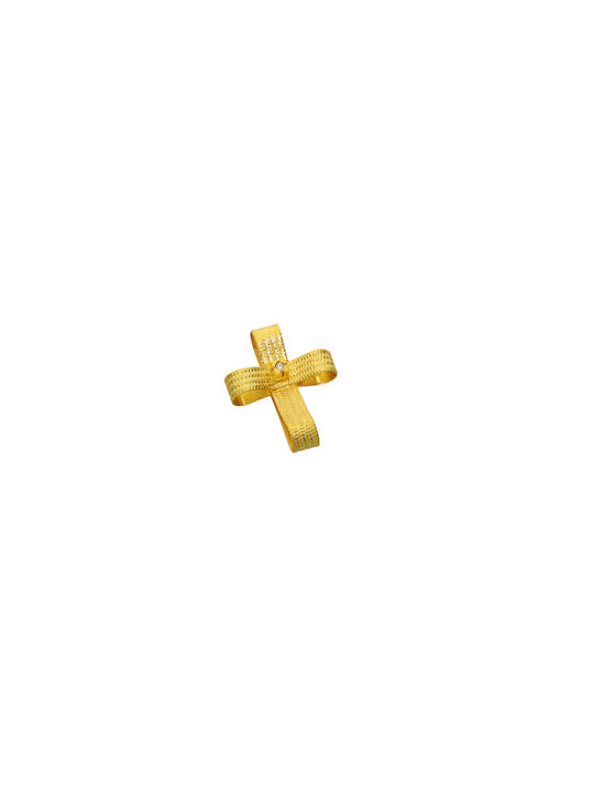 Origami Women's Gold Cross 18K