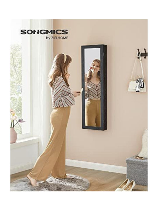 Songmics Καθρέπτης με Μαύρο Ξύλινο Πλαίσιο 120x37cm