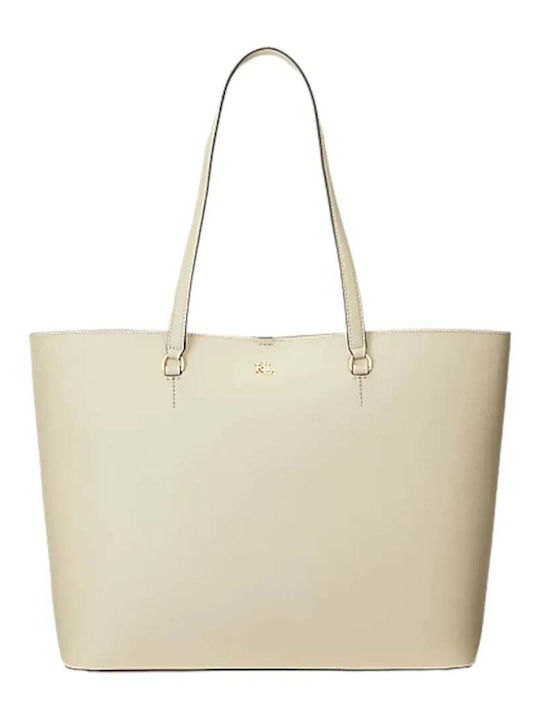 Ralph Lauren Leder Damen Tasche Tote Beige