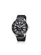 Naviforce Watch Battery with Black Leather Strap