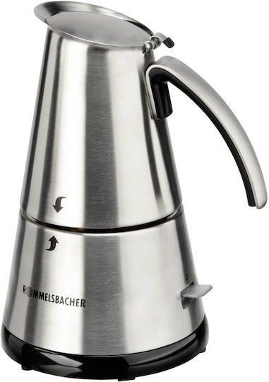 Rommelsbacher Eko 364/e Ηλεκτρικό Μπρίκι Espresso 4cups Inox Καφέ