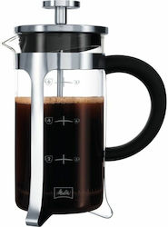 Melitta French Press Coffee Maker Silver 1lt