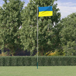 Polyester Flag of Ukraine with Stake