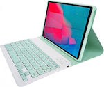 Flip Cover with Keyboard English US Green Lenovo M10 Plus 46927