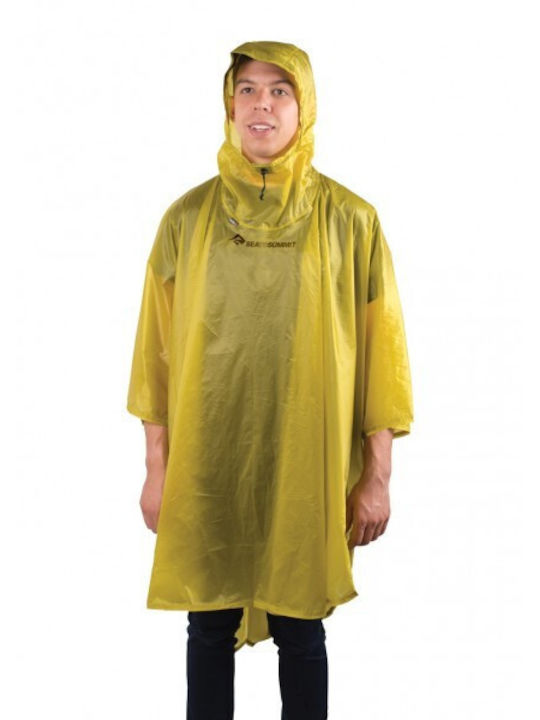 Sea to Summit Pelerină de Ploaie de Lucru pentru Bărbați, Poncho Verde