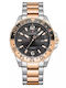 Naviforce Ceas Barbati 44mm Baterie cu Brățară din Metal Roz Gold