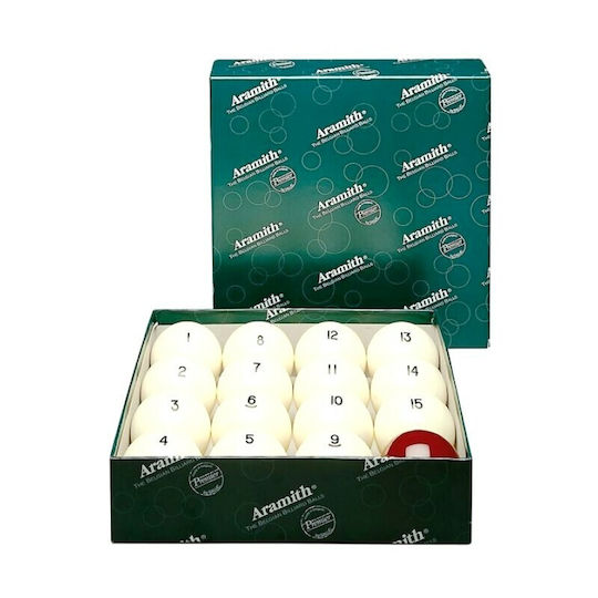 Saluc Μπάλες Set Pyramid Premier Μπάλες Μπιλιάρδου 16τμχ 2220