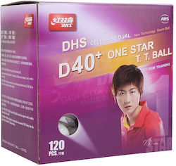 DHS D40+ 72804 Μπαλάκια Ping Pong 1-Star 120τμχ DHS D40+ 72804 Μπαλάκια Ping Pong 1-Star 120τμχ