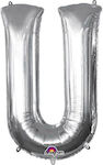 Ballon Folie Buchstabe Silber 40cm