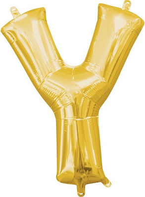 Ballon Folie Buchstabe Gold 34cm