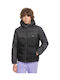 Quiksilver Kids Quilted Jacket with Lining & Hood Black