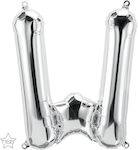 Balloon Foil Letter W Silver 41cm