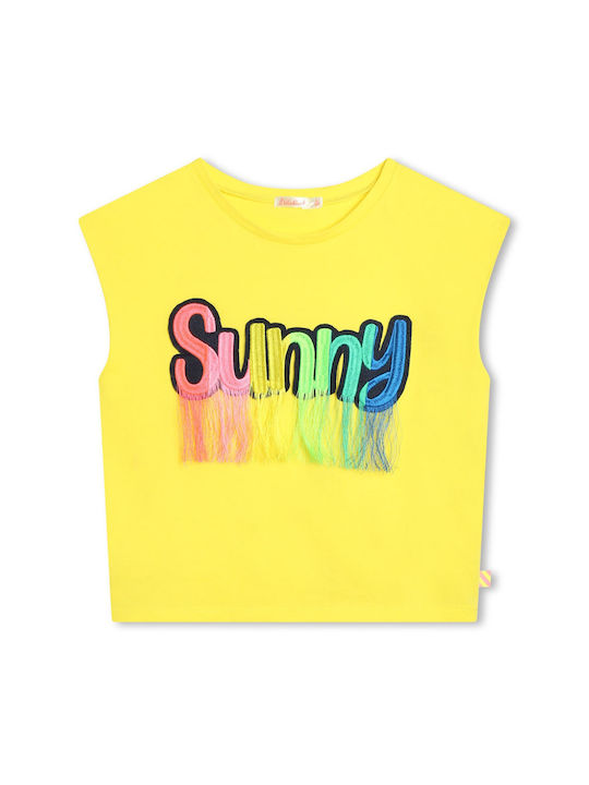 Billieblush Kids Blouse Short Sleeve Yellow