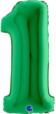 Balloon Jumbo Number 1 Green 100cm