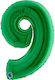 Balloon Jumbo Number 9 Green 100cm